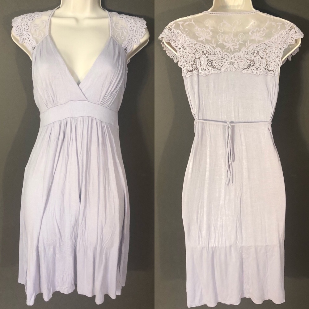 LACE AND COTTON DRESS